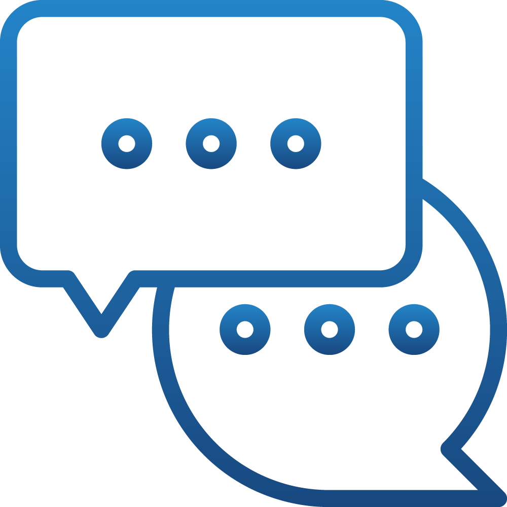 Speech bubbles icon